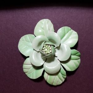 Leather brooches   NWOT